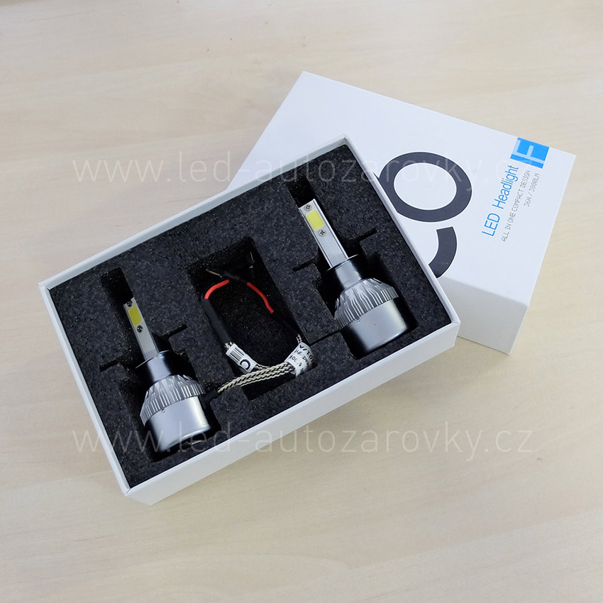 Výprodej - C6 H1 LED headlight 6000k 36w/3800lm 12v