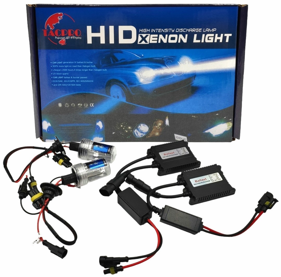 AKCE - XENONY HID HB3 - Přestavbová sada 10000K, 12V, provedení slim