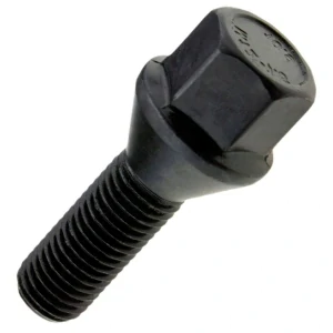 Kolový šroub M14x1,5x30mm, dosedací plocha kužel, klíč 17, černý pozink, BIMECC