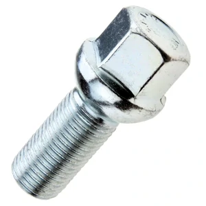 Kolový šroub M14x1,5x30mm, dosedací plocha koule R12, klíč 17, pozink