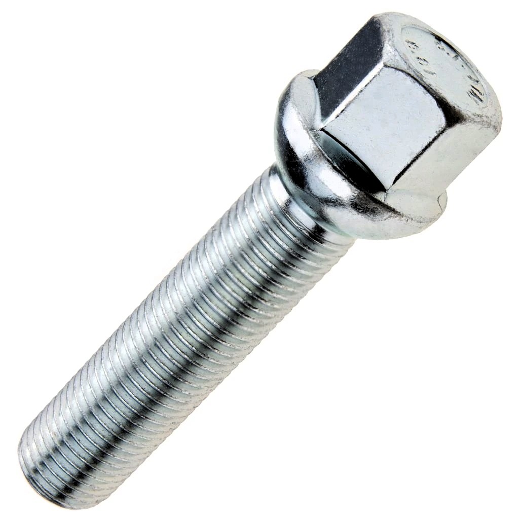 Kolový šroub M14x1,5x50mm, dosedací plocha koule R14, klíč 17, pozink