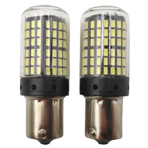 Bílá LED žárovka BA15S, 5W CANBUS, 144 SMD, 1ks