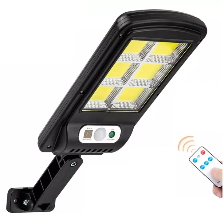 Sada 5ks solární světlo s čidlem pohybu, 120 COB LED, solární venkovní lampa