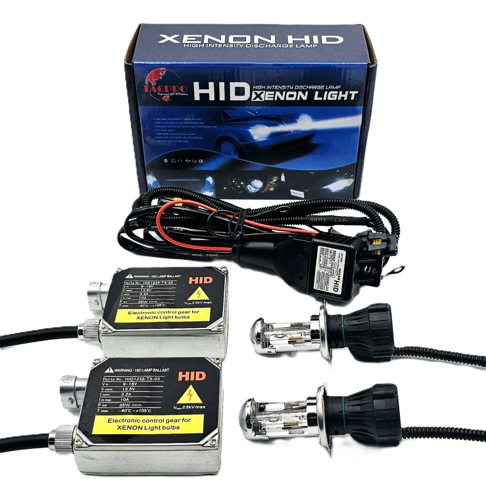AKCE - H4 8000K - Přestavbová bixenonová HID sada