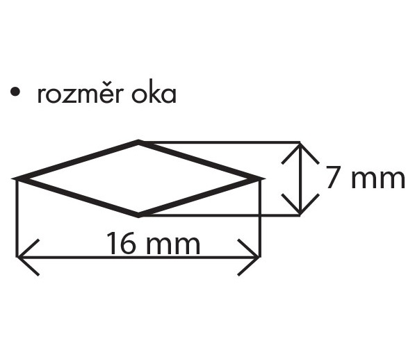 Tahokov rozměry 100 x 25cm - červený