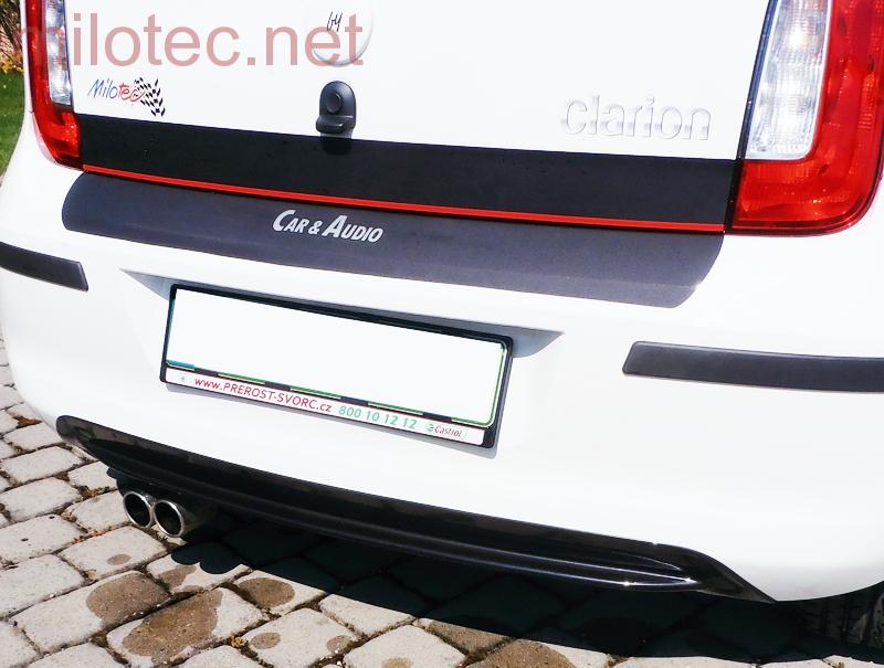 Difuzor zadního nárazníku, ABS černá metalíza - Škoda Citigo