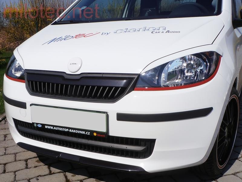 Přední spoiler, ABS černá metalíza - Škoda Citigo r.v. 12-16