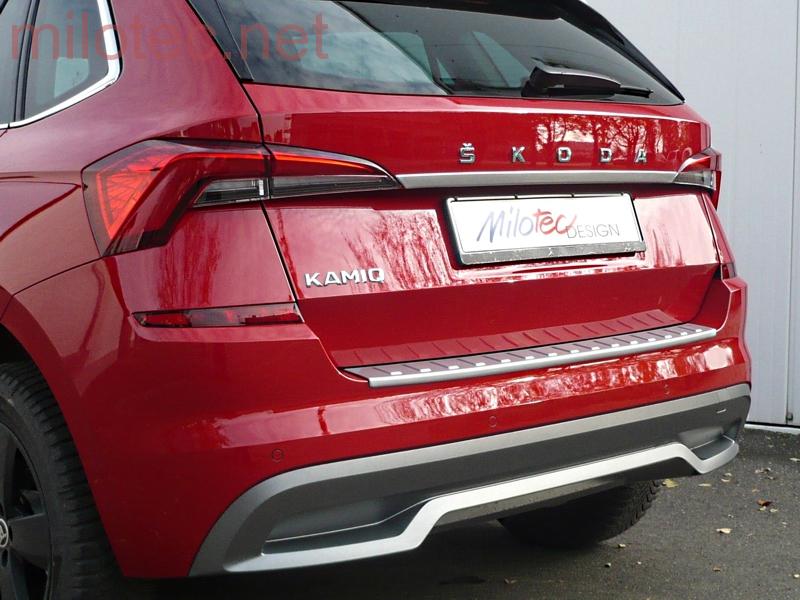 Lišta nad zadní SPZ, Alu Brush - Škoda Kamiq od r.v. 2019