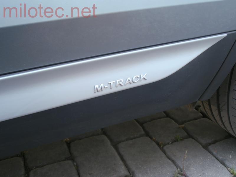 Lišty bočních dveří M-TRACK, stříbrné matné - Škoda Kodiaq