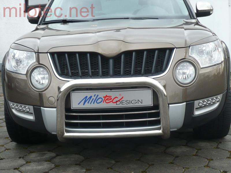 Kryty světlometů (mračítka), ABS černý - Škoda Yeti