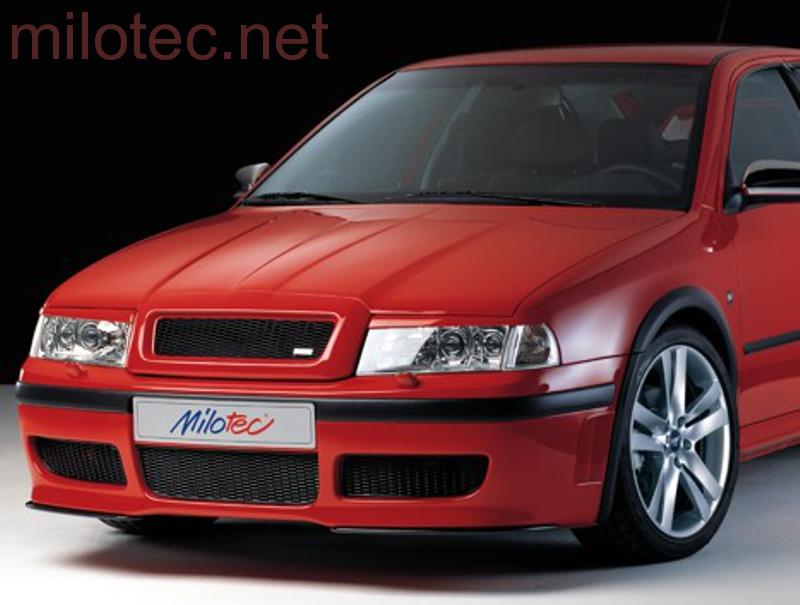 Kryty světlometů (mračítka), černý lesklý "klavírlak" - Škoda Octavia I. Facelift