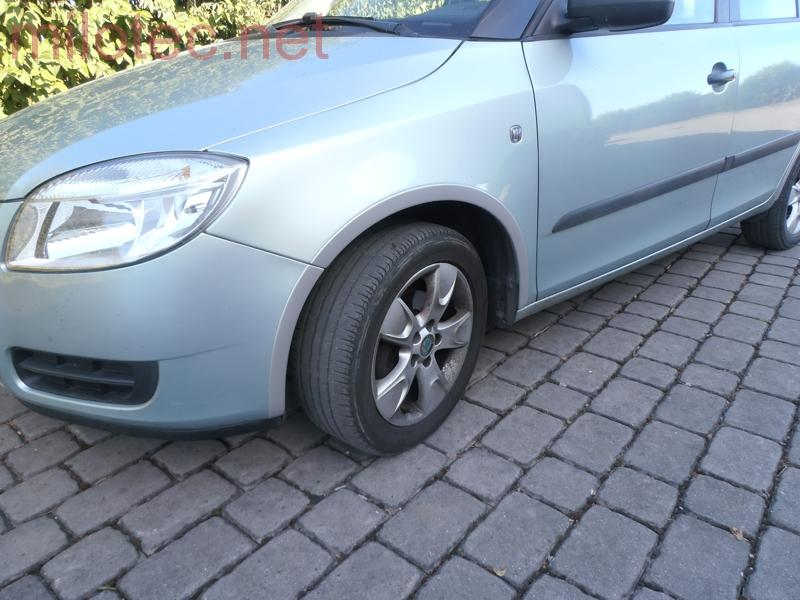 Lemy blatníků, ABS stříbrný matný - Škoda Fabia II. Limousine