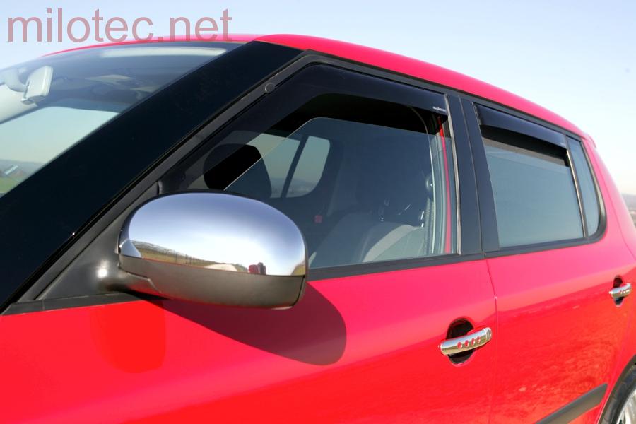 Větrné clony (ofuky), zadní - Škoda Fabia II. Limousine