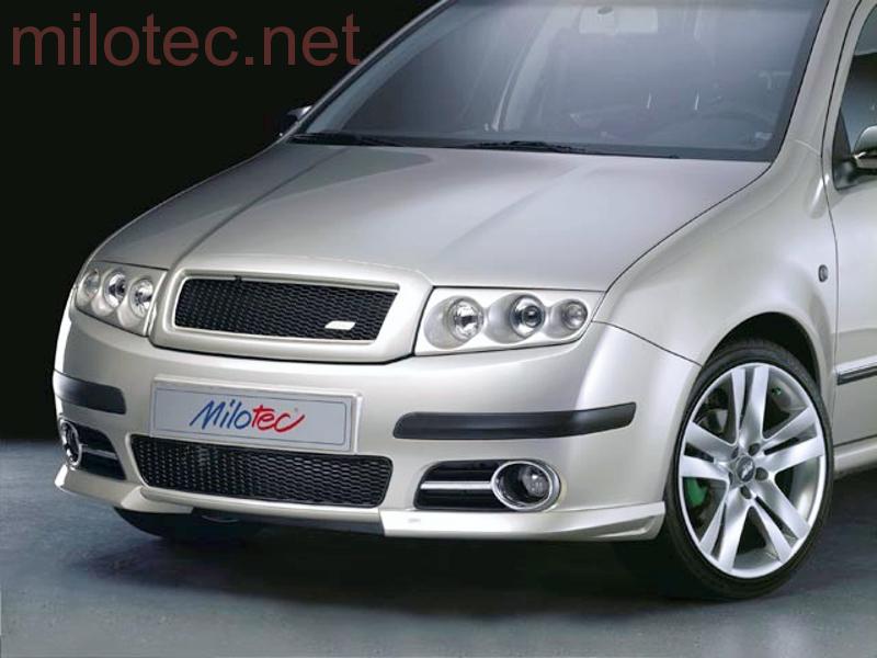 Sportovní maska s černou mřížkou - Škoda Fabia I.