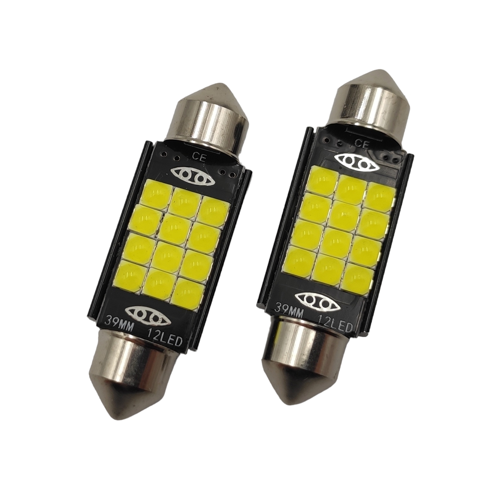 CAN-BUS sufitka bílá, 12 SMD LED, 39mm, 1ks