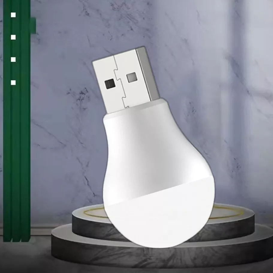 LED USB noční světlo 3500K teplá bílá