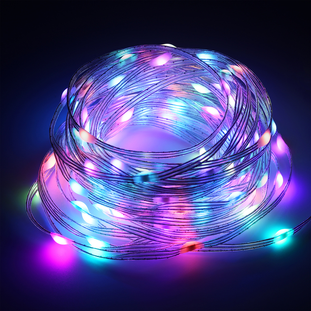 LED RGB USB pásek 5m IP65, Android s Bluetooth a dálkové ovládání