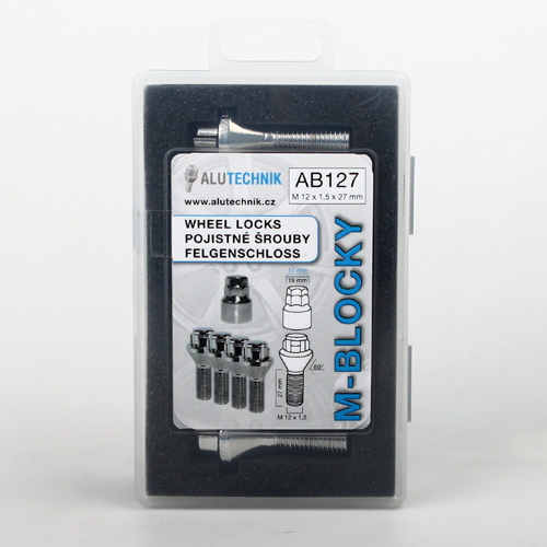 Zajišťovací šrouby M-BLOCKY M12x1,50x27mm kužel, klíč 17/19