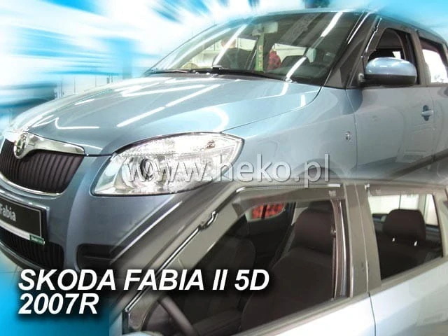 Ofuky oken Škoda Fabia II. 2007-