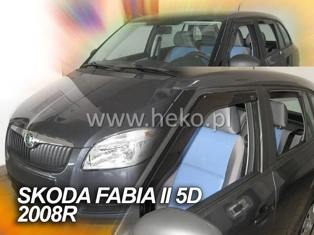 Ofuky oken Škoda Fabia II. 2007-2014 5 dveří, + zadní, combi