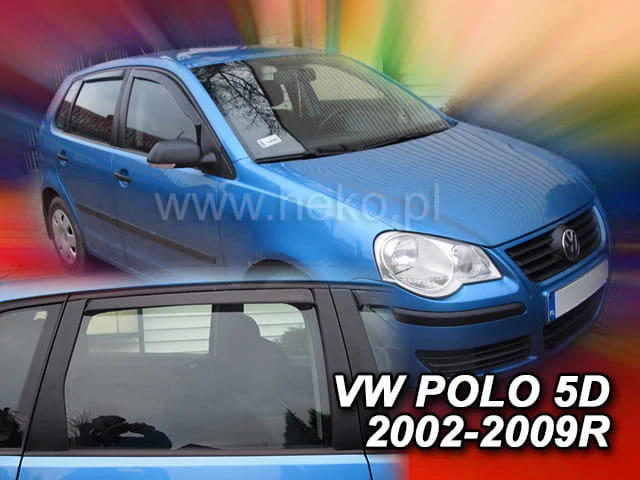 Ofuky oken VW Polo 2002-2009, + zadní