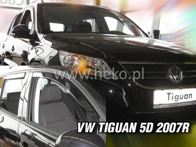 Ofuky oken VW Tiguan 2007-2015, 5 dveří, + zadní