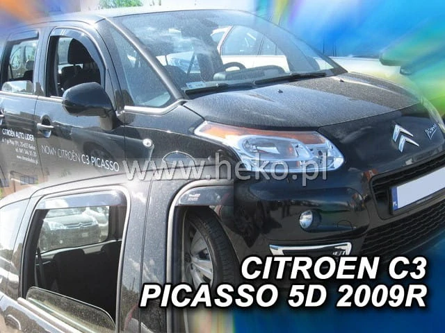 Ofuky oken Citroen C3 Picasso 2008-2017, + zadní
