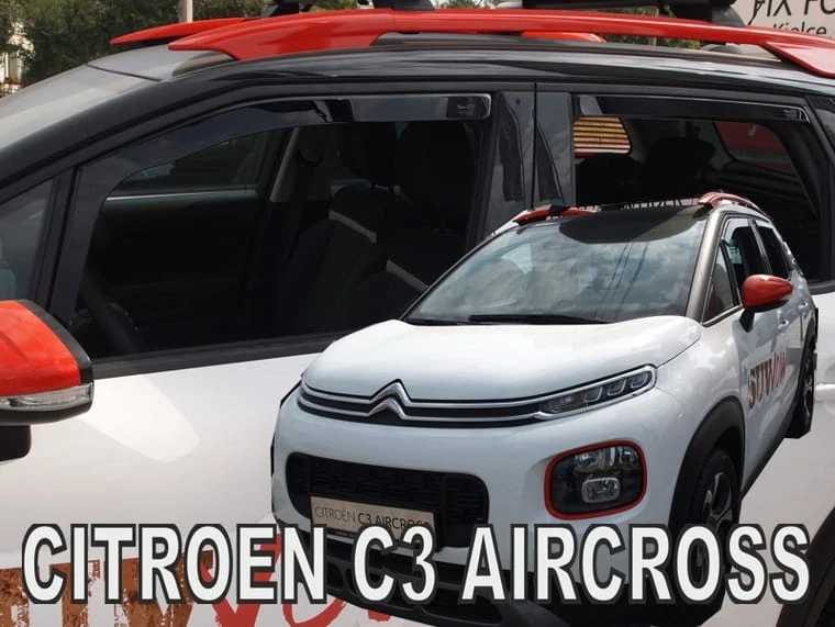 Ofuky oken Citroen C3 Aircross 2017-, + zadní