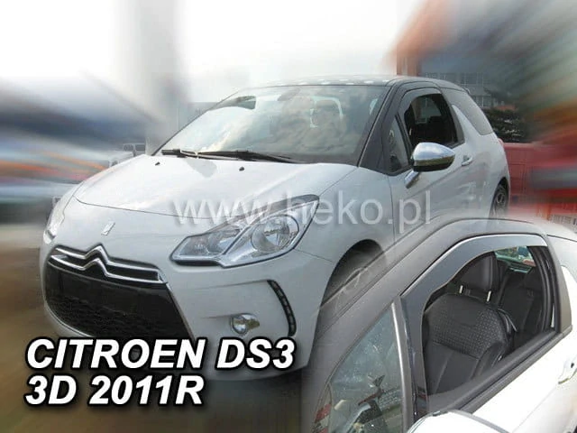Ofuky oken Citroen DS3 2010-2019, 3 dveře