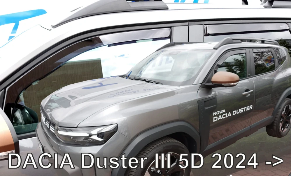 Ofuky oken Dacia Duster 2024-, + zadní