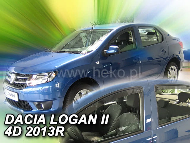 Ofuky oken Dacia Logan 2013-2020, + zadní