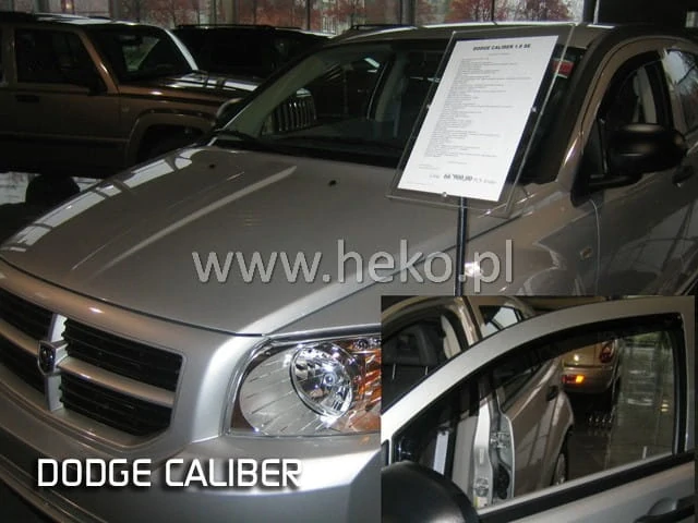 Ofuky oken Dodge Caliber 2006-2011, + zadní
