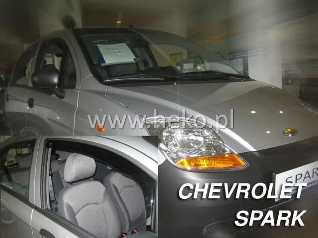 Ofuky oken Chevrolet Spark 2005-2010, htb, 5 dveří, + zadní