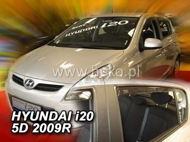 Ofuky oken Hyundai i20 2009-2015, + zadní