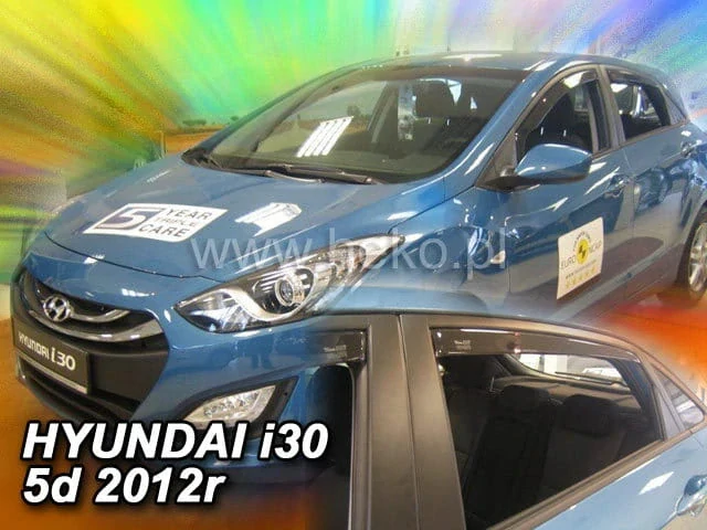 Ofuky oken Hyundai i30 2012-2017, htb, + zadní