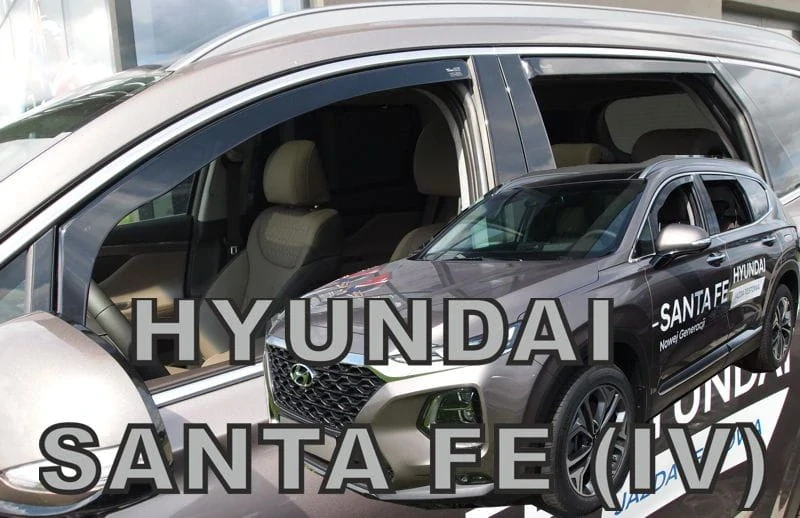 Ofuky oken Hyundai Santa Fe 2018-2023, + zadní