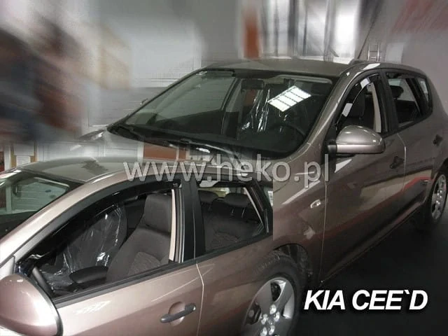 Ofuky oken Kia Ceed 2007-2012, + zadní