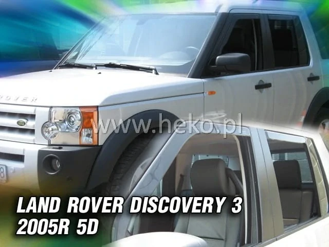 Ofuky oken Land Rover Discovery 2005-2009, + zadní