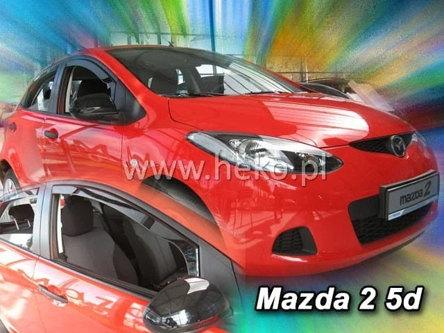 Plexi ofuky oken Mazda 2 2009-2014