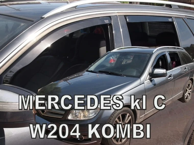 Ofuky oken Mercedes C-Class 2007-2014, combi, W204, + zadní