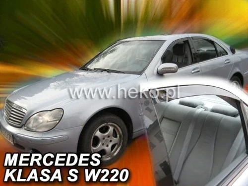 Ofuky oken Mercedes S-Class 1999-2005, W220, + zadní