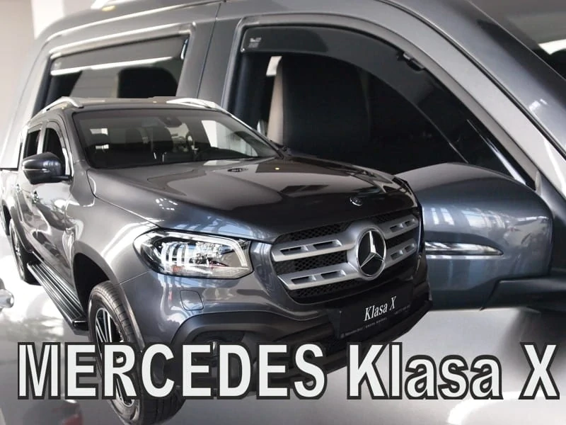 Ofuky oken Mercedes X-Class 2016-2020, W470, + zadní