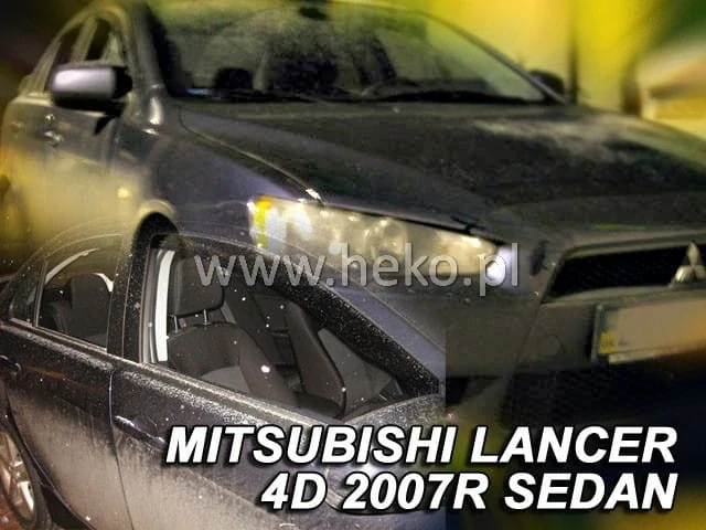 Ofuky oken Mitsubishi Lancer 2007-2016, + zadní