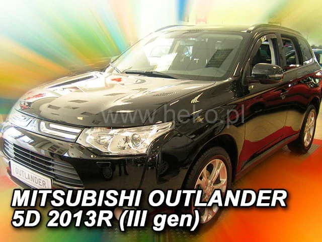 Ofuky oken Mitsubishi Outlander 2012-2021, + zadní