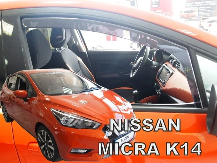Ofuky oken Nissan Micra 2017-, 5 dveří, + zadní