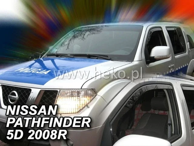 Ofuky oken Nissan Pathfinder 2005-2012, + zadní