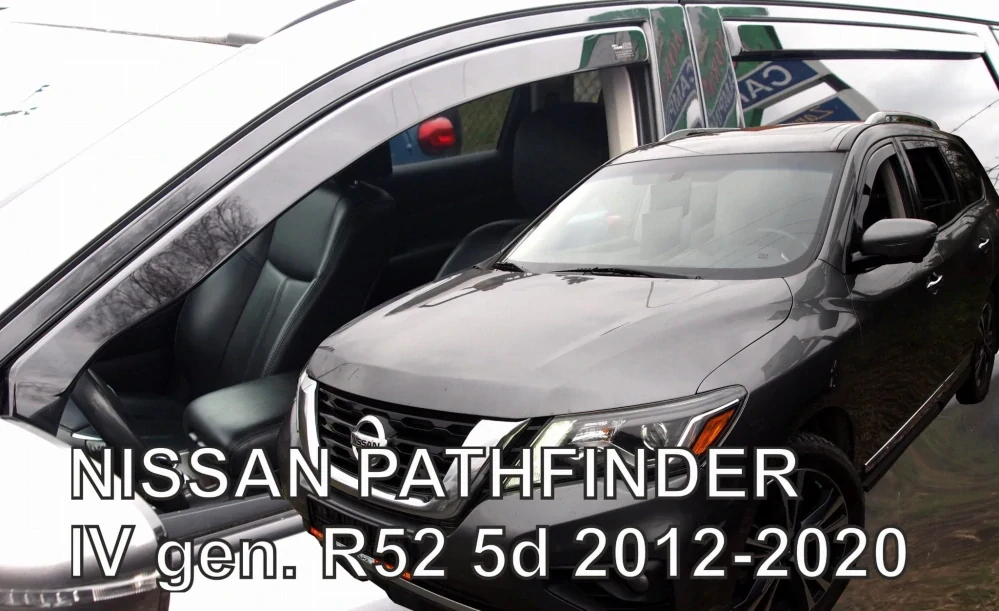 Ofuky oken Nissan Pathfinder 2012-2020, + zadní