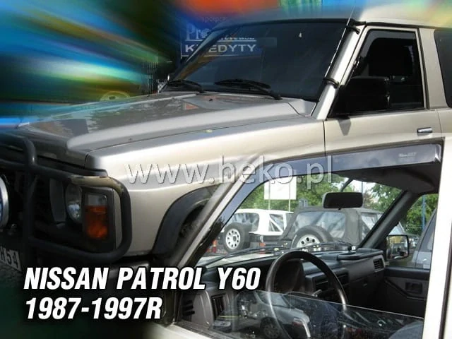 Ofuky oken Nissan Patrol 1987-1997, + zadní