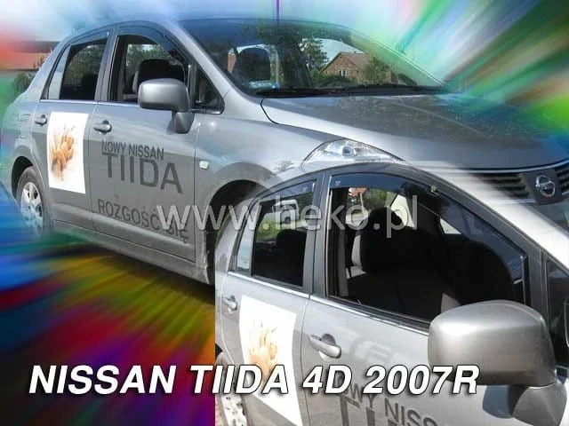 Ofuky oken Nissan Tiida 2004-2012, sedan, + zadní