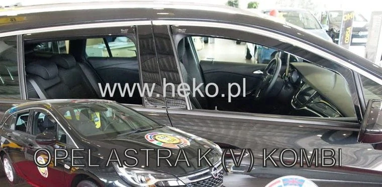 Ofuky oken Opel Astra K 2015-2022, combi, + zadní